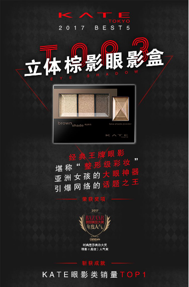 權威媒體評選明星彩妝單品TOP5，新的一年照著“ALL IN ”準沒錯！7